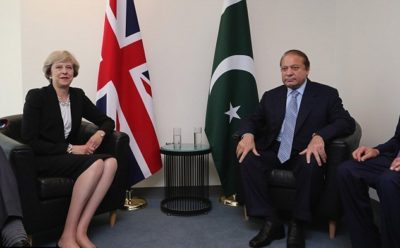 Nawaz Sharif and Theresa May Met