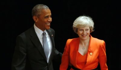 Obama and Theresa May