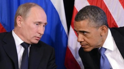 Obama and Vladimir Putin