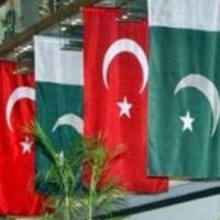 Pakistan and Turkey Flags