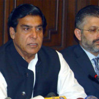 Raja Pervez Ashraf and Sharjeel Memon