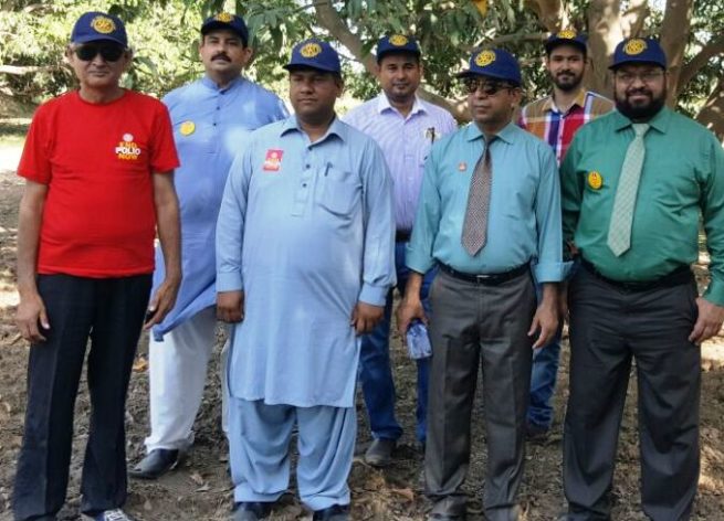 Rotary International Polio Committee officials