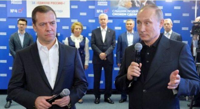روس کے انتخابات میں صدر پوتن کی جماعت کی سبقت