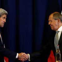 Sergey Lavrov and Kerry