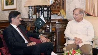 Shahbaz Sharif and Murad Ali Shah Met