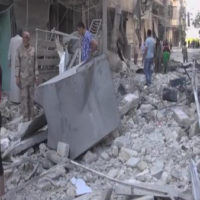 Destruction in Aleppo