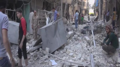 Destruction in Aleppo