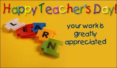 Happy Teacher Day