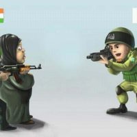 Indian Army and Pakistan Army