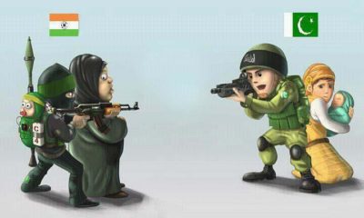 Indian Army and Pakistan Army