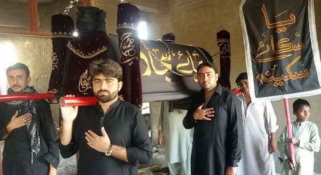 خیرپور ناتھن شاہ میں شہادت حضرت امام زین العابدین علیہ السلام کی شہادت کے سلسلے میں مجلس عزا