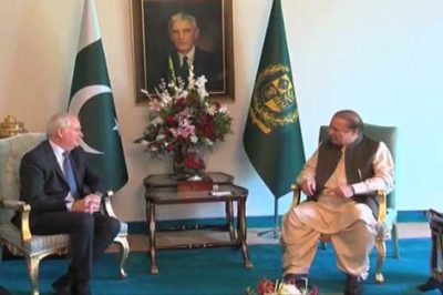 Mark Lyall Grant and Nawaz Sharif Met