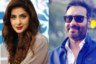 Saba Qamar and Ajay Devgan