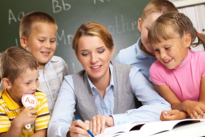 Teacher With Childrens