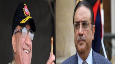 Asif Ali Zardari and General Qamar Bajwa