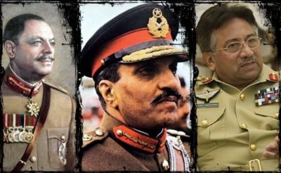 Ayub Khan, Zia ul Haq and Musharraf