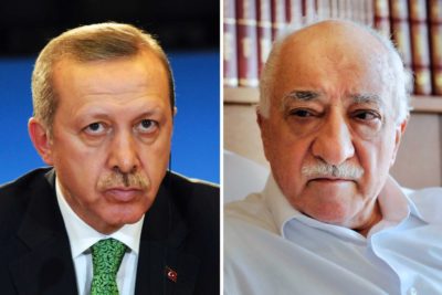 Fethullah Gulen and Recep Tayyip Erdogan