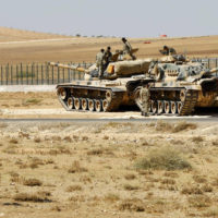 Iraq Border Tank