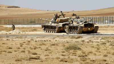 Iraq Border Tank