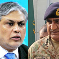 Ishaq Dar and General Qamar Javed Bajwa