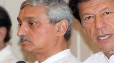 Jahangir Tareen and Imran Khan