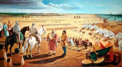 Muhammad Bin Qasim on the Shores of Sind