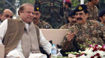 Nawaz Sharif with General Raheel Sharif