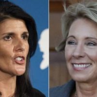 Nikki Haley and Betsy Davis