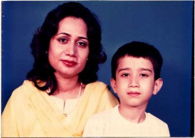 Perveen Shakir her Son Murad Ali