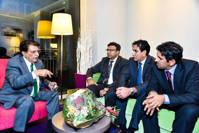 Raja Farooq Haider Meeting with Pakistani Community France