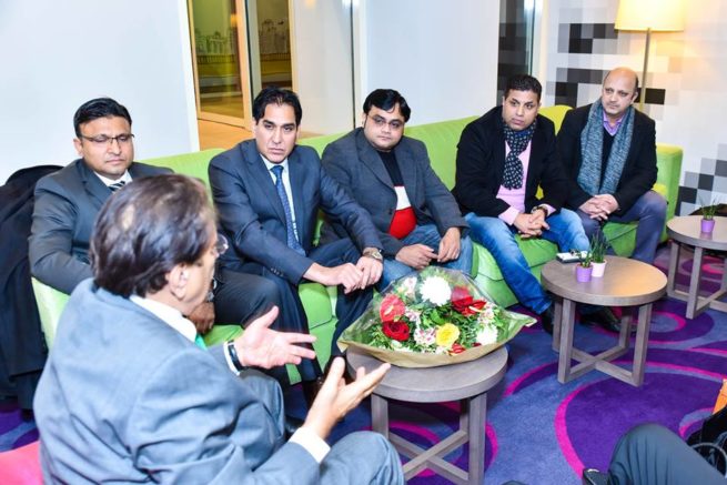 Raja Farooq Haider Meeting with Pakistani Community France