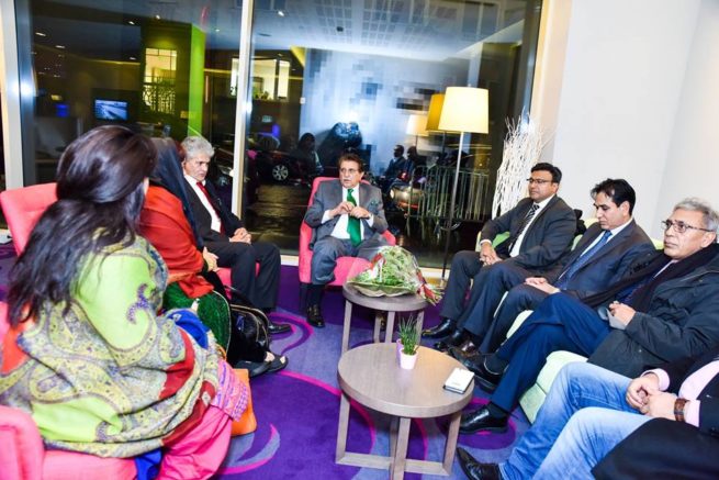 Raja Farooq Haider Meeting with Pakistani Community France