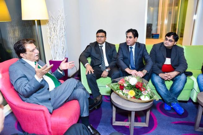 Raja Farooq Haider Meeting with Pakistani Community France