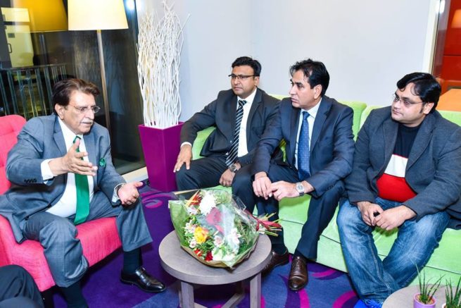 Raja Farooq Haider Meeting with Pakistani Community France