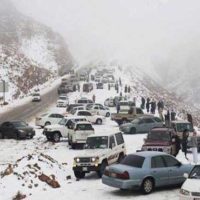 Saudi Arabia Snowfall