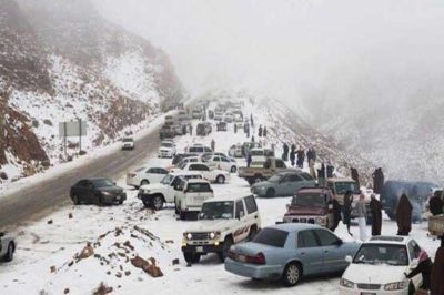 Saudi Arabia Snowfall