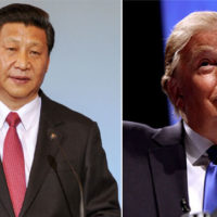 Xi Jinping and Donald Trump