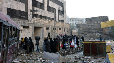 Aleppo Civilians Evacuated