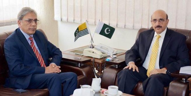 Ali Raza Syed Meeting with AJK President Sardar Masood Khan