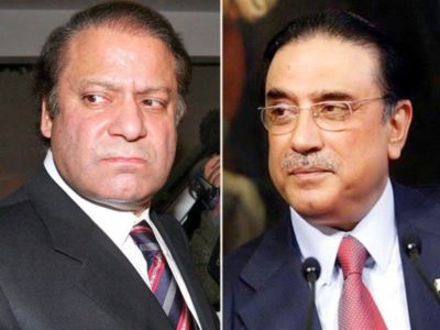 Asif Ali Zardari and Nawaz Sharif