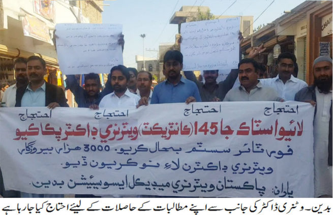 Badin Drs Protest