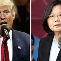 Donald Trump and Tsai Lng-Wen