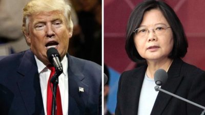 Donald Trump and Tsai Lng-Wen