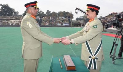 Gen Qamar Bajwa and Raheel Sharif