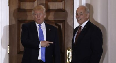 Gen. John Kelly and Doland Trump