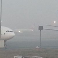 Lahore Airport Fog