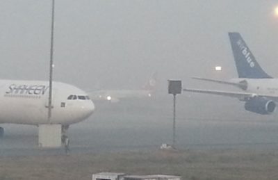 Lahore Airport Fog