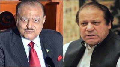  Mamnoon Hussain and-Nawaz Sharif