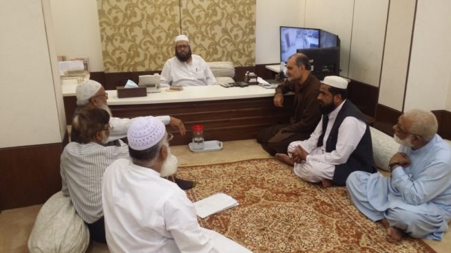 Mufti Mohammad Naeem met Hafiz Naeem Ur Rehman