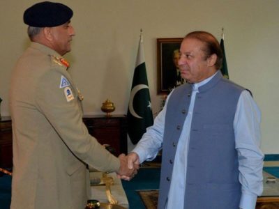 Nawaz Sharif and General Qamar Javed Bajwa